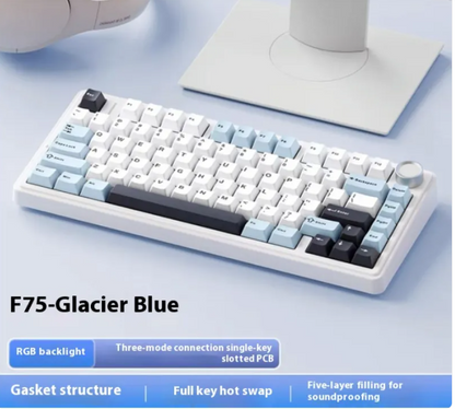 Triple-Link Wireless Mechanical Keyboard