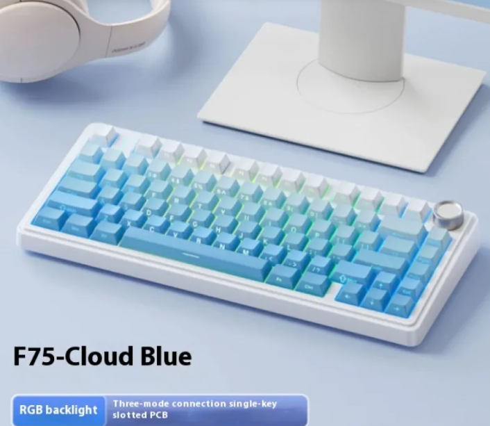Triple-Link Wireless Mechanical Keyboard