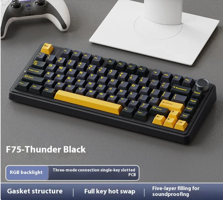 Triple-Link Wireless Mechanical Keyboard