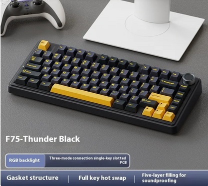Triple-Link Wireless Mechanical Keyboard