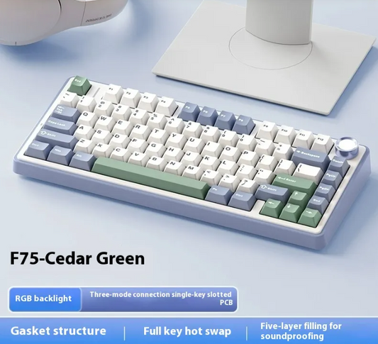 Triple-Link Wireless Mechanical Keyboard