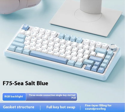 Triple-Link Wireless Mechanical Keyboard
