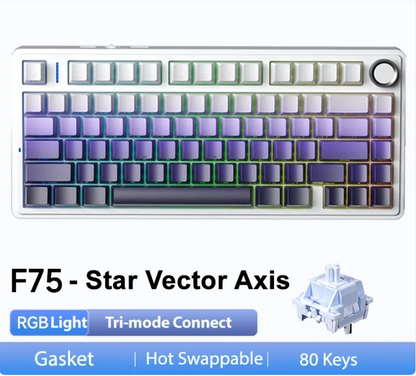 Triple-Link Wireless Mechanical Keyboard